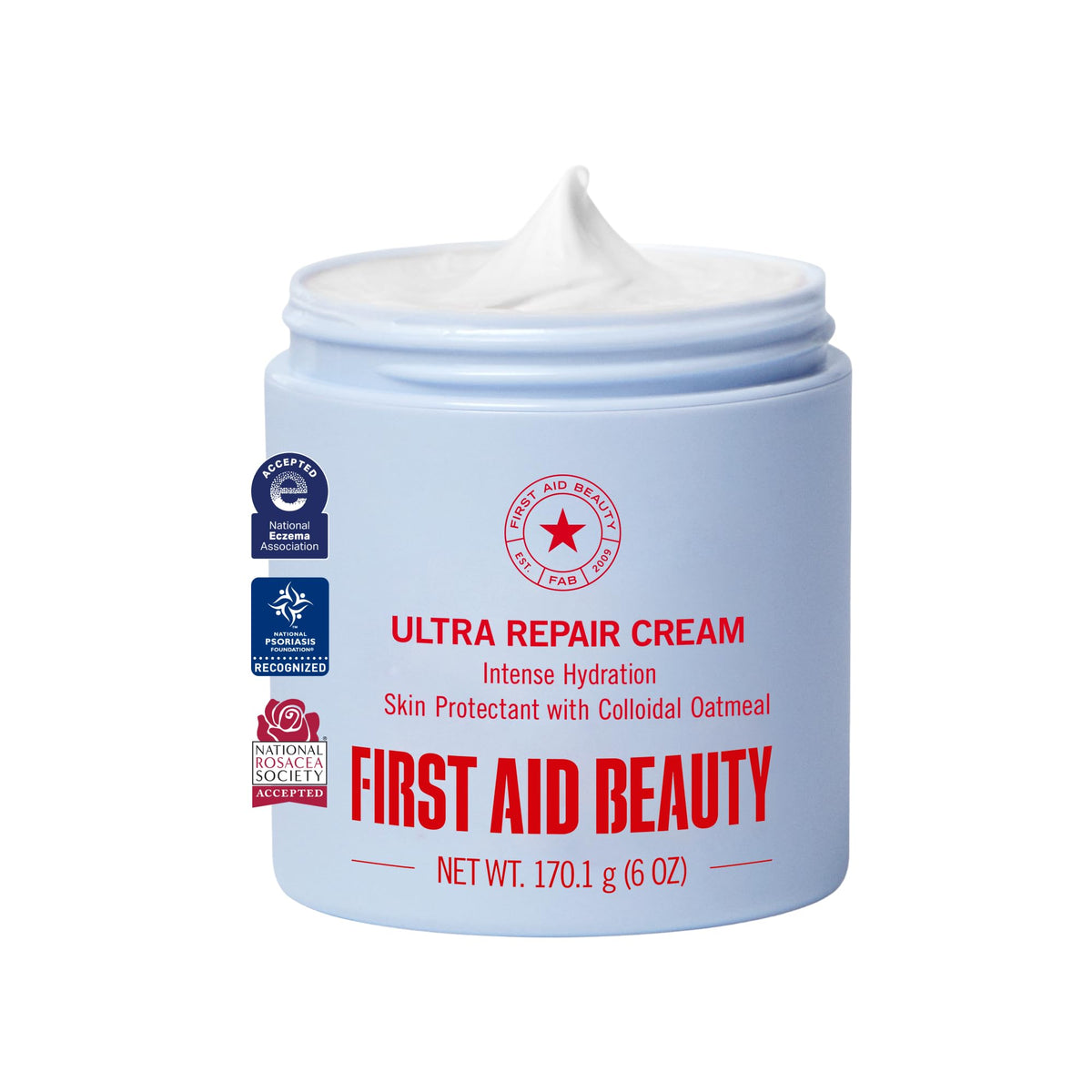 First Aid Beauty Ultra Repair Cream, Face Body Barrier Repair Moisturizer