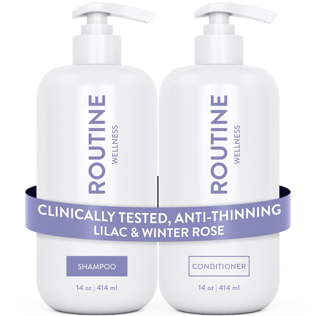 Routine Wellness Anti-Thinning Shampoo & Conditioner - Rose Hips