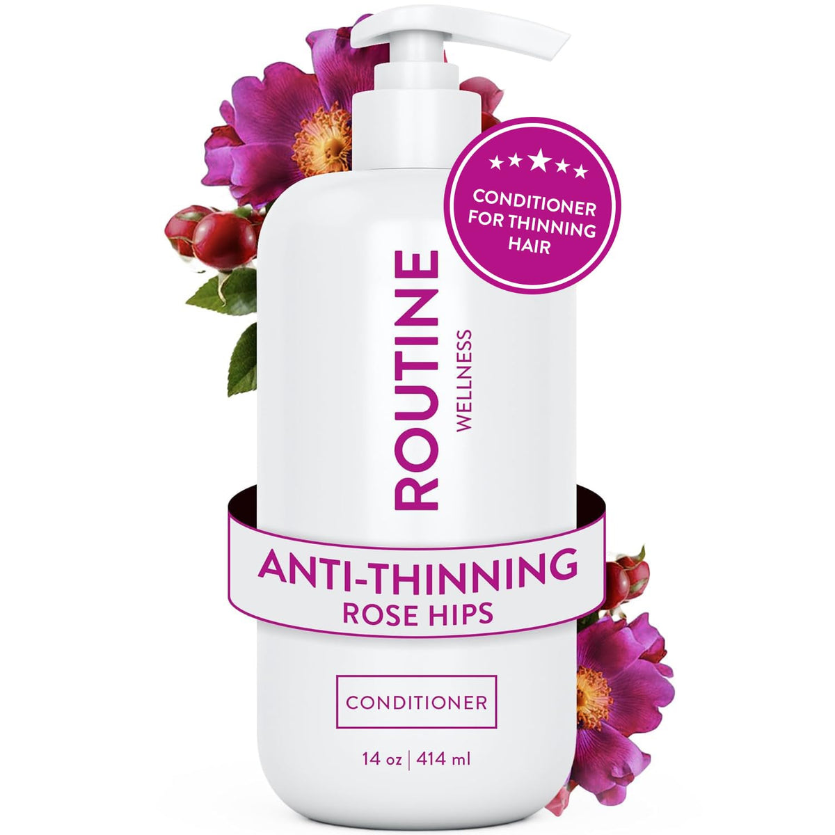 Routine Wellness Anti-Thinning Shampoo & Conditioner - Rose Hips