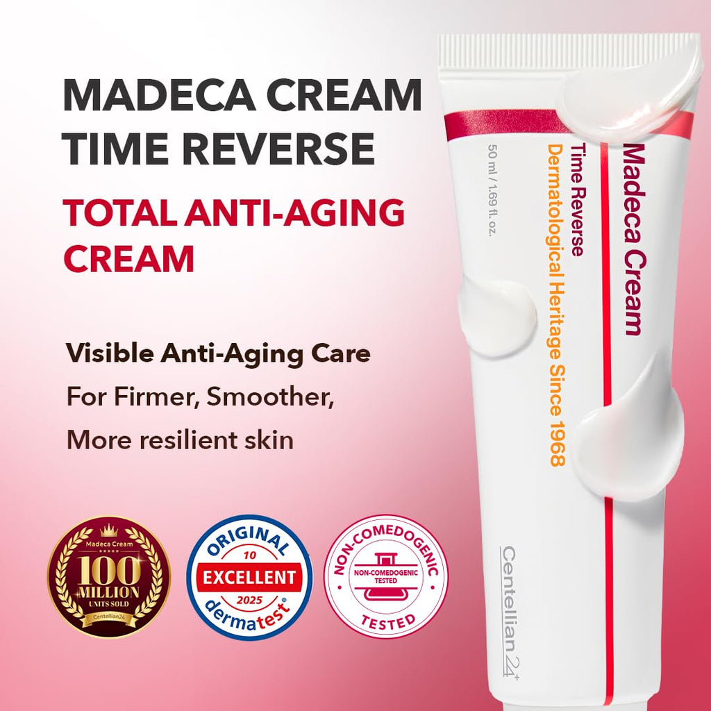 CENTELLIAN 24 Madeca Cream Time Reverse, TECA Moisturizer (2-Pack)