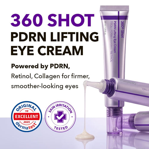 CENTELLIAN 24 360 Shot PDRN Firming Eye Cream, TECA Retinol Care