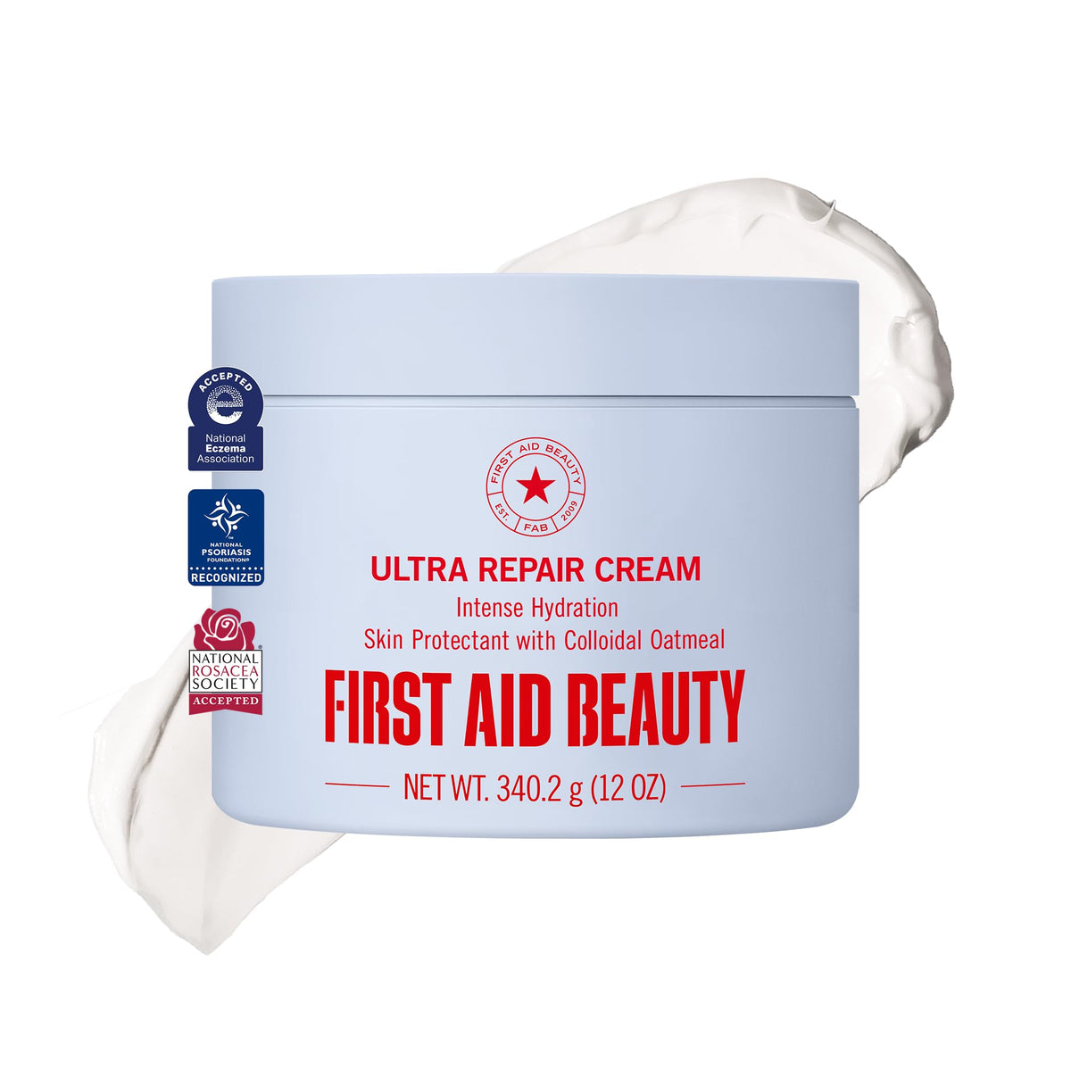 First Aid Beauty Ultra Repair Cream, Face Body Barrier Repair Moisturizer