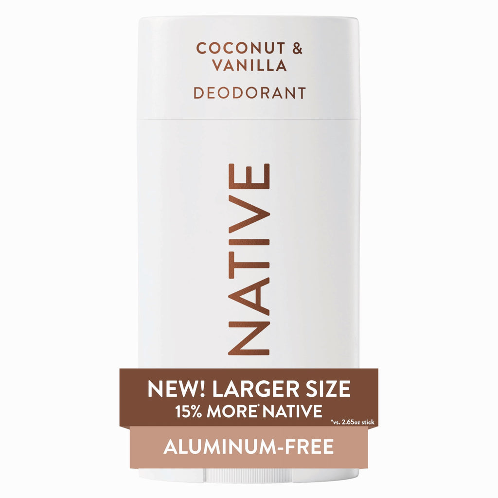 Native Aluminum-Free Deodorant for Women & Men, Coconut & Vanilla, 2.65oz