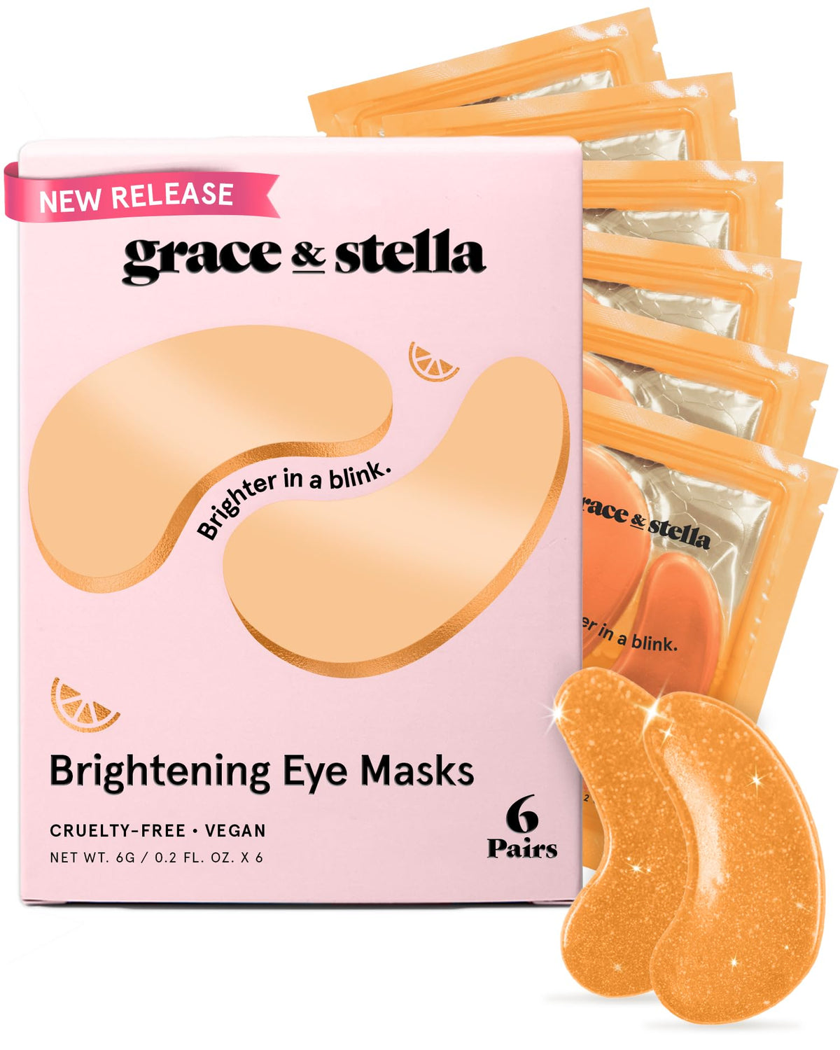 grace & stella New Brightening Eye Patches for Dark Circles (24 Pairs)
