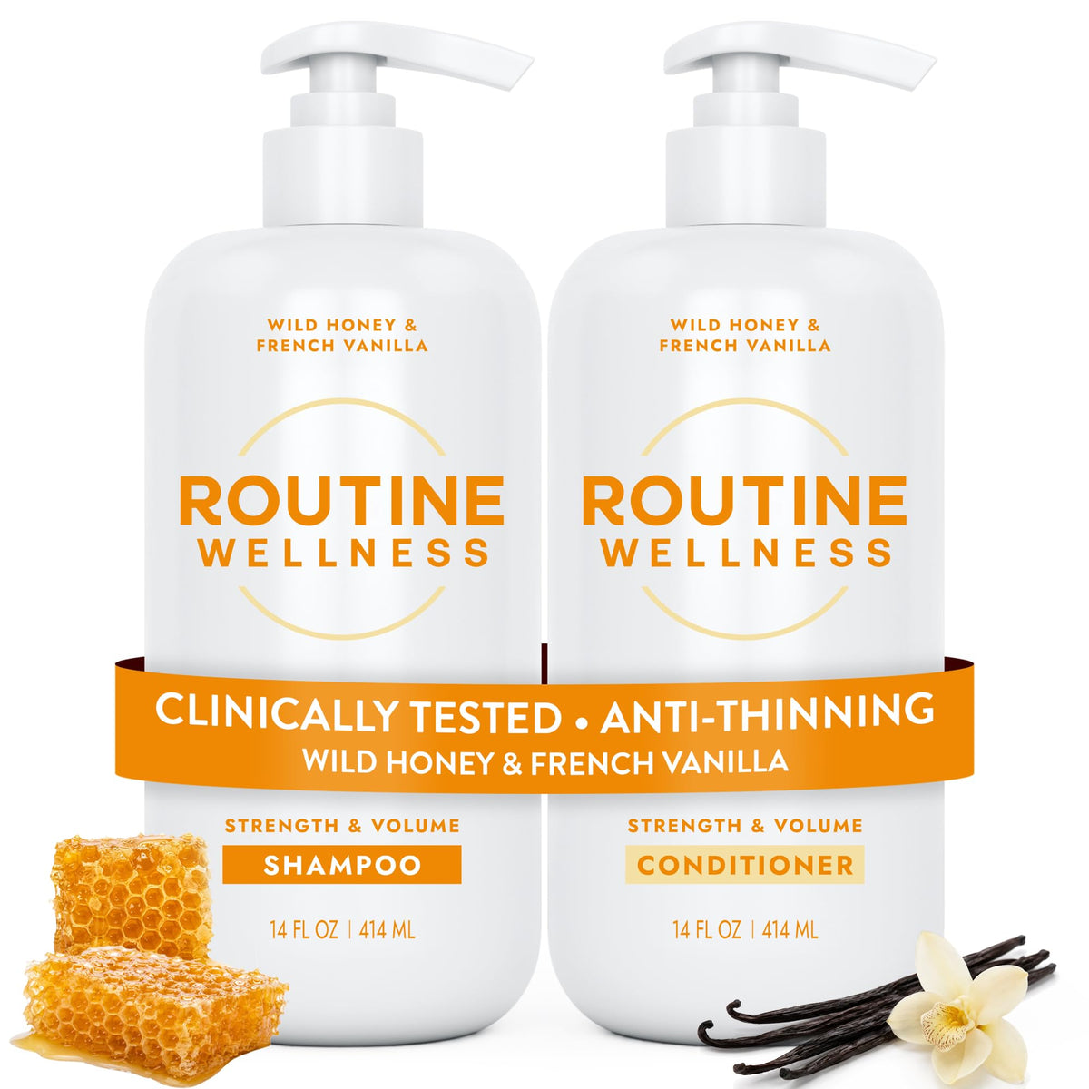 Routine Wellness Anti-Thinning Shampoo & Conditioner - Rose Hips