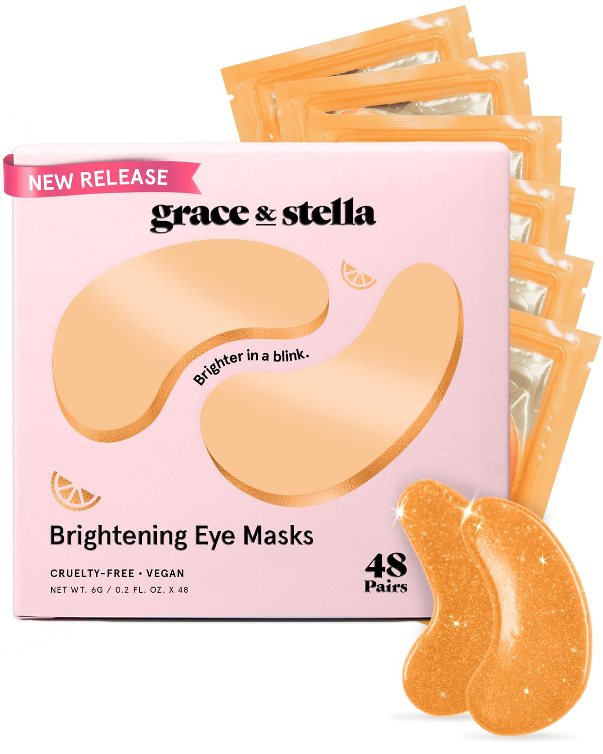 grace & stella New Brightening Eye Patches for Dark Circles (24 Pairs)