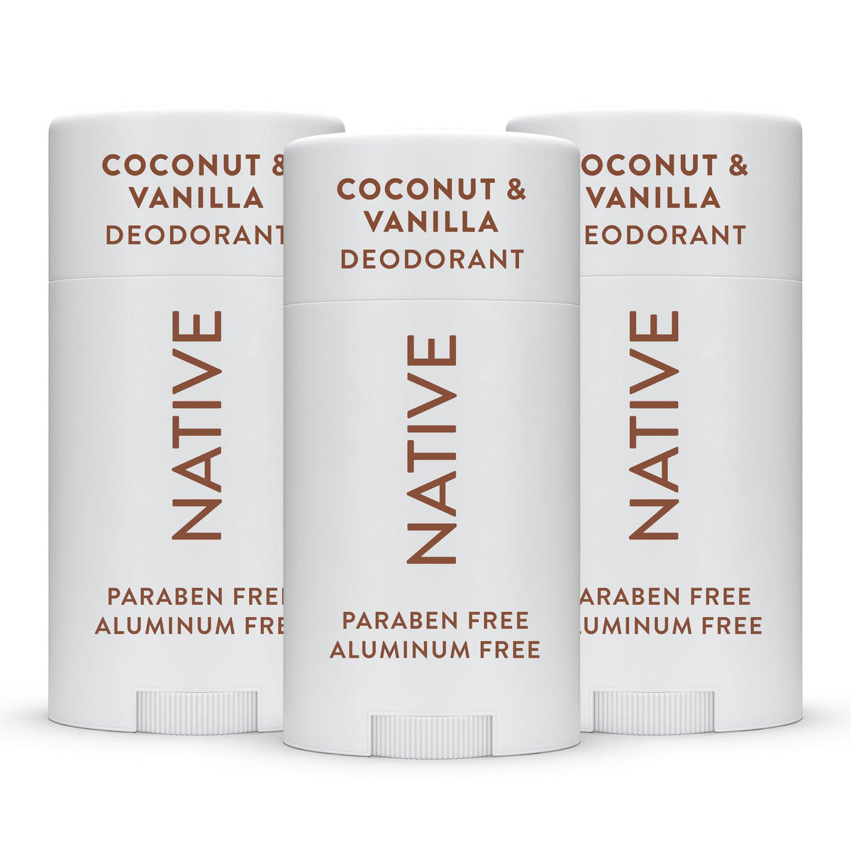 Native Aluminum-Free Deodorant for Women & Men, Coconut & Vanilla, 2.65oz