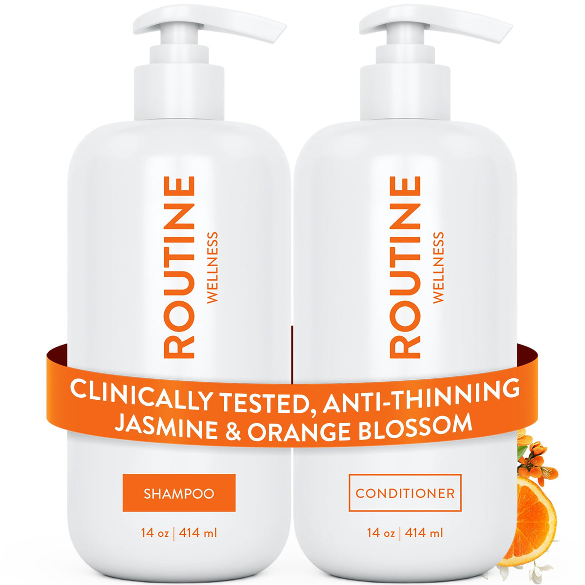 Routine Wellness Anti-Thinning Shampoo & Conditioner - Rose Hips