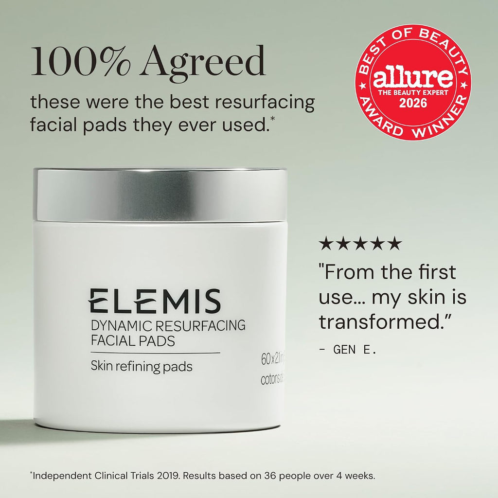 ELEMIS Dynamic Resurfacing Facial Pads, Gentle Textured Treatment