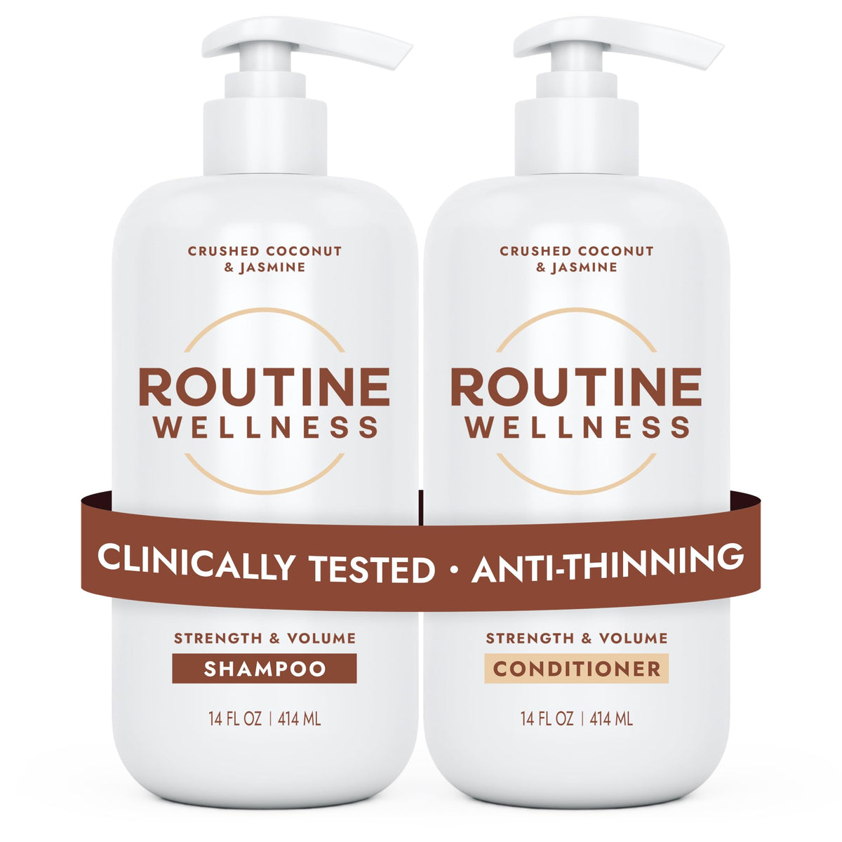 Routine Wellness Anti-Thinning Shampoo & Conditioner - Rose Hips