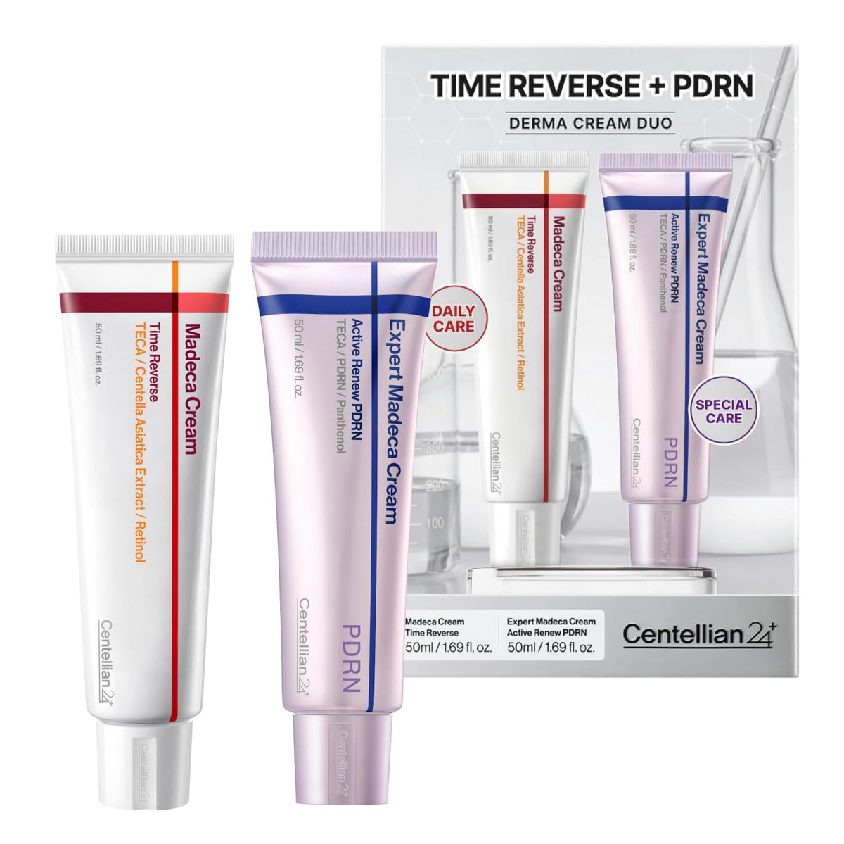 CENTELLIAN 24 Madeca Cream Time Reverse, TECA Moisturizer (2-Pack)