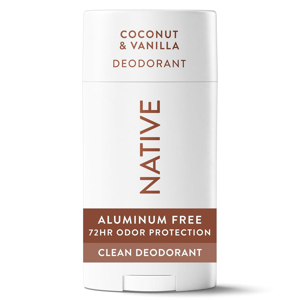 Native Aluminum-Free Deodorant for Women & Men, Coconut & Vanilla, 2.65oz