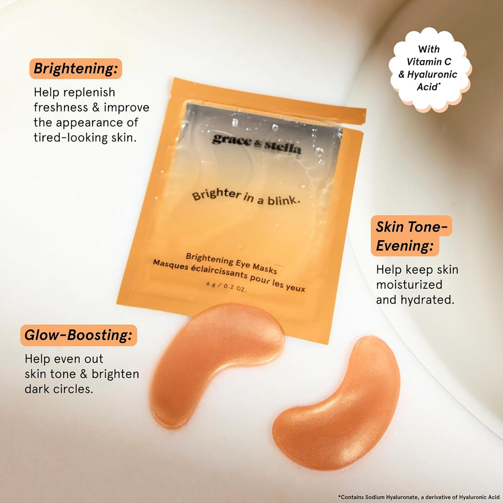grace & stella New Brightening Eye Patches for Dark Circles (24 Pairs)