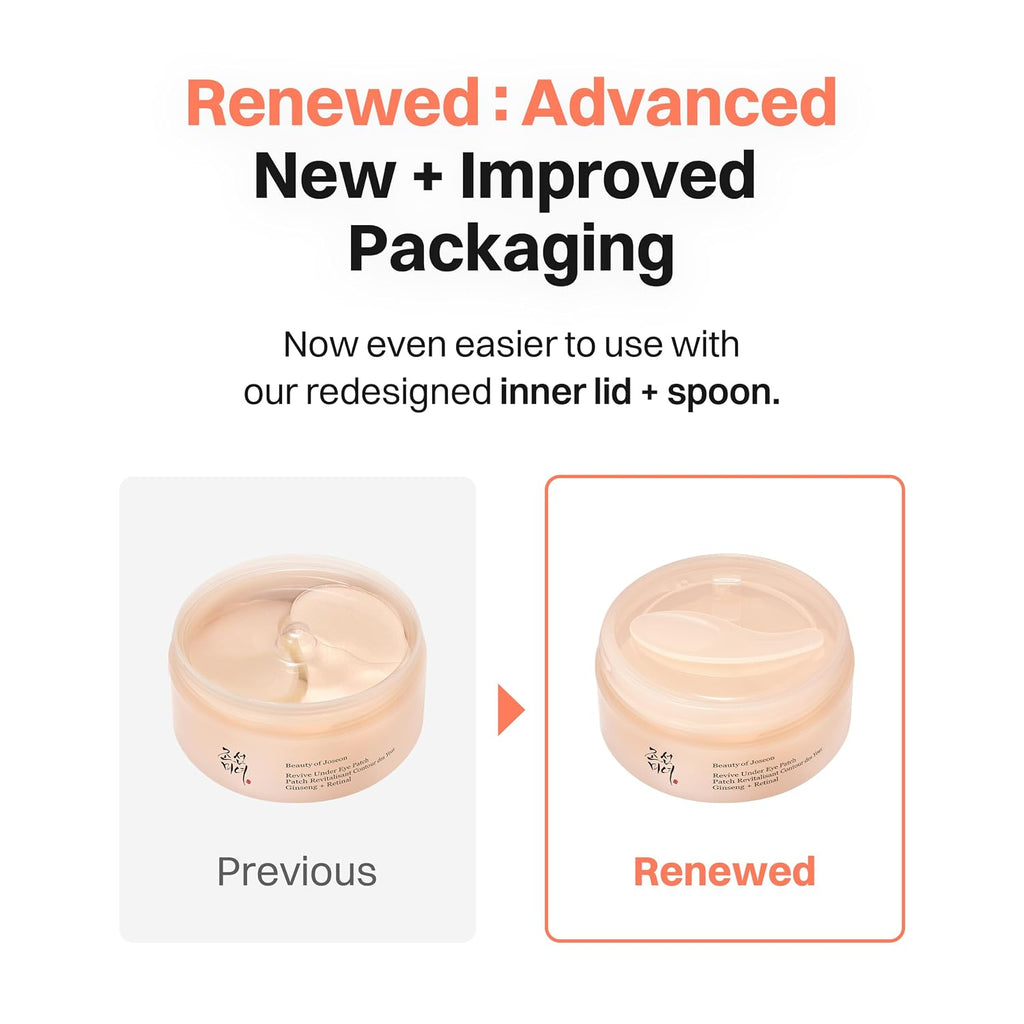 Beauty of Joseon Revive Under Eye Patch with Retinal and Ginseng (Renewed)