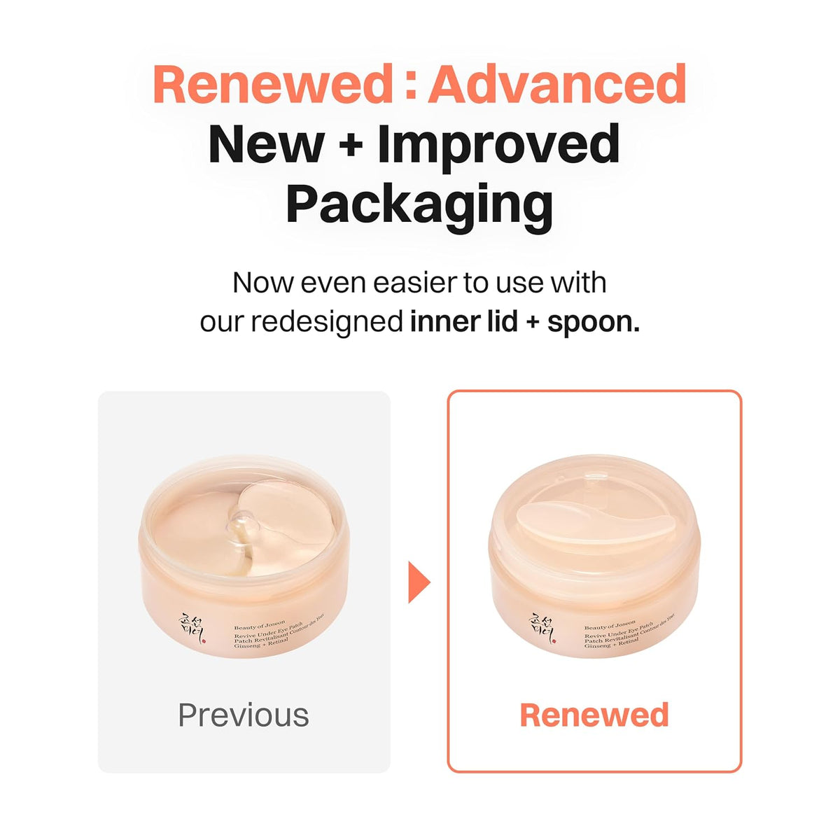 Beauty of Joseon Revive Under Eye Patch with Retinal and Ginseng (Renewed)