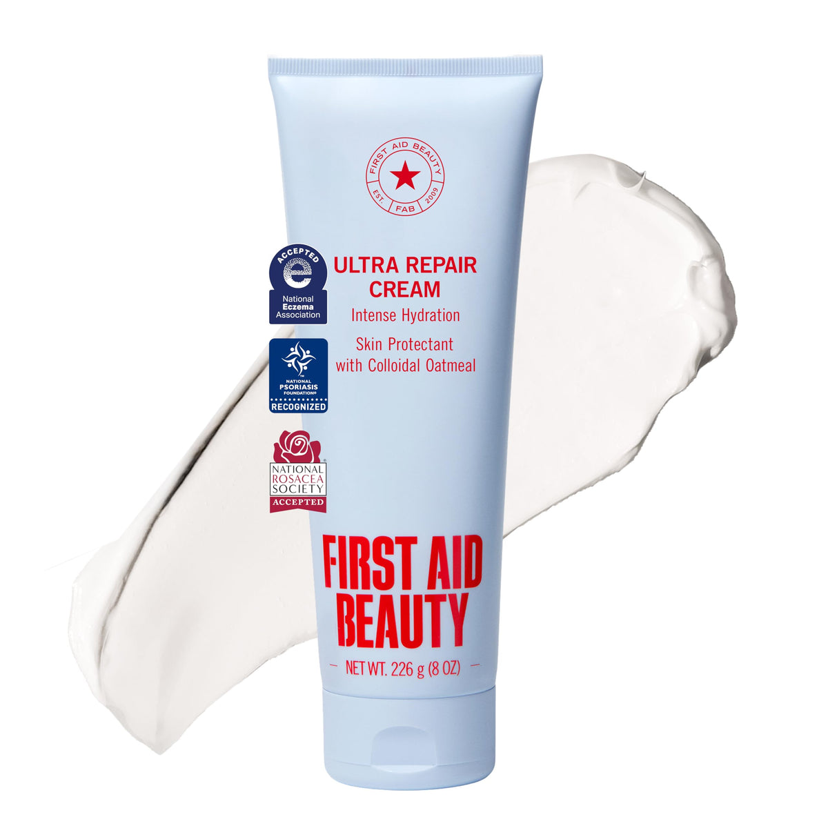 First Aid Beauty Ultra Repair Cream, Face Body Barrier Repair Moisturizer