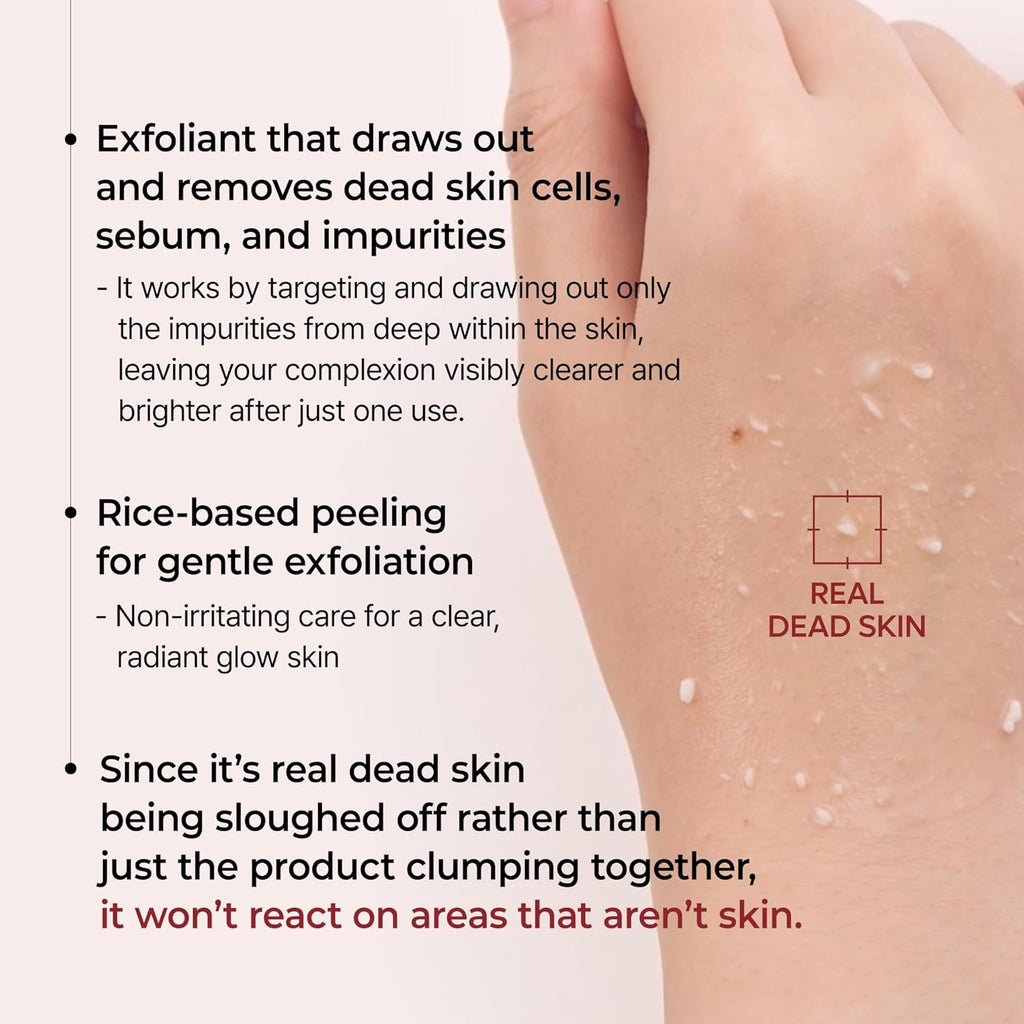 Dr.Melaxin Peel Shot Black Rice Exfoliating Ampoule, Face Exfoliator with AHA BHA Niacinamide Rice Bran Water, Blackhead Remover, Pore Minimizer, Glass Skin Serum, Korean Skin Care, 2.7 oz