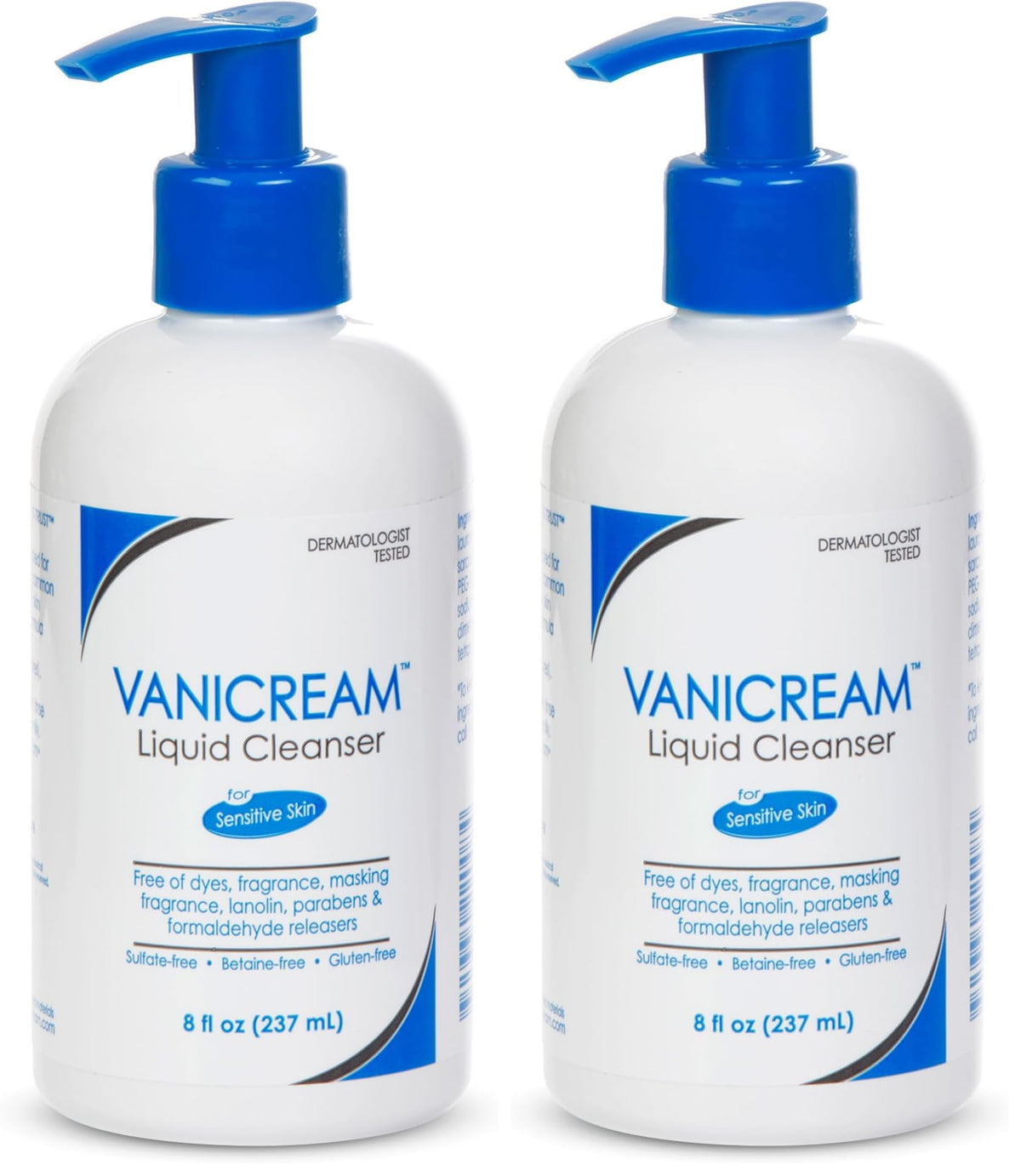Vanicream Liquid Cleanser Refill, 32 Fl Oz, Formulated without Common Irritants for Sensitive Skin, Gentle & Non-Drying Body & Face Wash, Non-Comedogenic, Removes Dirt & Excess Oils, pH Balanced