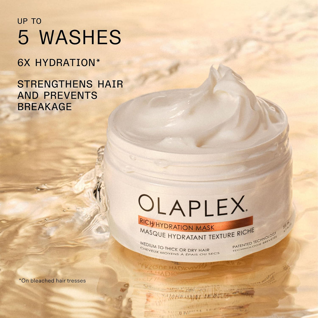 Olaplex Rich Hydration Mask | Hydration & Frizz Control, 200 mL